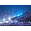 YongFoto 2,2x1,5m Sfondo Fotografico Natale Cielo notturno degli alberi Snowing Shining Ric Village Night View Trees Natale invernale Fondale Foto Festa Bambini Boby Adulto Partito Studio Puntelli