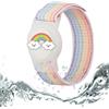 Dingfeiyu Braccialetto per Apple AirTag Impermeabile, Anti-smarrimento e Anti-graffio Custodia Cover AirTag per Bambini, Adolescenti, Anziani