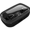 JINGAN Auricolare Bluetooth 5.2 | Cuffie con display digitale con custodia di ricarica da 2000 mAh | Auricolari impermeabili con display digitale a LED per palestra