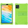 BastralBloom Custodia per tablet Teclast T50 mini da 8,7 pollici, adatta ai bambini, antiurto, in silicone, morbida, antiurto, protettiva, con supporto regolabile (verde)