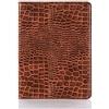 DMaos Custodia per iPad Pro da 11 pollici da donna, iPad Air 4th 10.9, custodia in pelle sintetica di coccodrillo DMaos Smart Cover con porta matite, auto Sleep Wake - Marrone