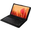 SILVERHT HP Custodia per Tablet e Tastiera Silver Electronics Samsung Tab A7 10,4" T500/505 2020 con teclado Bluetooth 10,4 Rosso