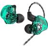 Yinyoo CCZ Melody Monitor In-Ear, cuffie in-ear cablate, cuffie senza microfono, IEM HiFi-Bass con 1DD 1BA, alette auricolari, cavo 4N OFC per musicisti, cantanti, batteristi, sul palco, studio