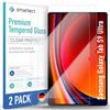 smartect Vetro Temperato 2 Pezzi per Samsung Galaxy Tab S10 Ultra | S9 Ultra Schermo Protettivo HD Anti Graffio, Pellicola Protettiva Senza Bolle, 0.3 mm Ultra Trasparente, Durezza 9H