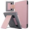 Generic Custodia con supporto per Kindle Paperwhite 7 12a generazione 2024 / Kindle Colorsoft Signature Edition, pelle PU di alta qualità, custodia leggera e resistente all'acqua con funzione di spegnimento