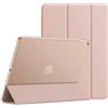 JETech Custodia per iPad Pro 12,9 2ª/1ª Gen (2017/2015), Oro Rosa | Cover Retro Traslucido Sottile, Supporto Tri-Pieghevole, Auto Svegliati/Sonno, Protezione Antiurto Leggera