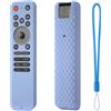 Hi Color Cover per telecomando LG MR25GA, morbida e resistente, in silicone, compatibile con telecomando TV serie LG C5, B5, G5, M5, MR25GA, in silicone (blu acceso)