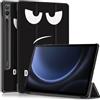 QJONSIU Custodia Compatible con Samsung Galaxy Tab S10 Ultra, [Funzione Stand] Smart Cover con Auto Sleep Wake, Custodia Protettiva in PU e PC Antigraffio-5