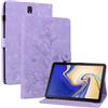 Rosbtib Custodia Cover per Samsung Galaxy Tab S4 10.5 Pollici (T830/ T835) 2018, Slim Fit Folio Pieghevole Cover Protettiva con Slot per schede Chiusura Magnetica Cover Galaxy Tab S4, Gigli porpora