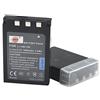 DSTE 2-Pacco Ricambio Batteria Compatibile per Olympus LI-10B C-50 C-60 C-70 C-470 C-760 C-765 C-770 C-5000 C-7000 D-590 X-1 X-2 X-3 X-500 FE-200 IR-500 Stylus 300 400 410 500 600 800 810 1000
