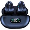 rongweiwang BLUETOOTH 3 AURICOLARI A CONDUZIONE OSSEA HIFI Stupendo effetto sonoro Batteria da 500 mA per una durata della batteria di lunga durata Auricolari ABS