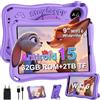 SUAAT 2026 Ultime Tablet Android 15 per Bambini da 9 Pollici, 12 GB RAM+32 GB ROM/TF 2 TB, 5G+2.4G Wi-Fi, 8-Core, 1340 * 800, 5000mAh, Type-C, Controllo Parentale, BT 5.0, Tablet per Bambini con