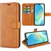 Kezaizhe Custodia per Samsung A17 PU Pelle Wallet Protettivo Cellulare Flip Cover per Samsung Galaxy A17 5G 4G A176B a Portafoglio Telefono con Magnetica (Giallo)