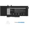 KEATFE 3HWPP Batteria per laptop, 15.2V/68Wh Batteria di ricambio per Dell Latitude 5401 5411 5501 5511, Precision 3541 3551, Dell Inspiron 17 7500 7506 2-in-1 Black Edition Series