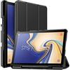 Risegun Custodia per Samsung Galaxy Tab S4 10.5 Pollici Tablet Cover per Samsung Galaxy Tab S4 SM-T830 / T835 2018, Auto Sleep/Wake, Nero