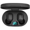CUSROS E6S TWS Mini Portatile Bluetooth 5.1 Wireless Ricaricabile in-Ear Sport Auricolari Cuffie Auricolari Auricolari per Sport, Lavoro, Ufficio A Casa Nero Taglia Unica