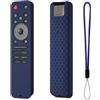 Hi Color Cover per telecomando LG MR25GA, custodia protettiva morbida e resistente, compatibile con telecomando TV serie LG C5 B5 G5 M5 MR25GA, custodia in silicone (blu scuro)