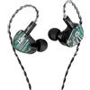 keephifi KBEAR KB03 IEM, auricolari da gioco 1 DD+1 BA+1 driver a conduzione ossea a vibrazione, potenti auricolari con basso cavo, cuffie in-ear cablate con cavo OFC ad alta purezza, IEM per giochi