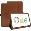 NUCNOK Custodia per Wacom One 12 (11,6 Pollici), Copertura Protettiva Antiurto Cover con Supporto Regolabile, Pelle Rinforzata, Portapenne e Cinturino