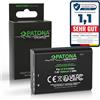 PATONA Premium Batteria per Canon LP-E10 LPE10 1020mAh 7.4V | Batteria di ricambio per EOS 1100D 1200D 1300D 2000D 4000D, Rebel T3 T5 T6 T7 T100, Kiss X50 X70 X80, con anticortocircuito