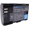 Dot.Foto LP-E6 Premium Alta Capacità 7.4v / 2200mAh Batteria Ricaricabile per Canon EOS R R5 5D Mark II 5D Mark III 5DS 5DS R 6D 6D Mark II 7D 7D Mark II 60D 60Da 70D 80D 90D