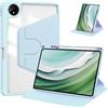 Generico DayQiQiPu Custodia Protettiva per Huawei MatePad PRO (PCE-W30) 13,2 Pollici Pelle PU Rotazione a 360° Stand Slim Cover con Supporto per Matita Auto Sveglia/Sonno,Blu Cielo