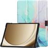 VOVIPO Custodia per Samsung Galaxy Tab A9 + 11 pollici, super sottile leggero Tri-Fold Stand Cover con funzione sveglia/sonno automatico per Galaxy Tab A9 Plus 2023 modello(SM-X210/X216/X218)-MBL