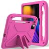 Nikaque Custodia per bambini per Xiaomi Pad 7/Pad 7 Pro 11.2 pollici, EVA Foam Leggero Antiurto Duarable, Tablet Cover con Maniglia Stand Custodia Per Bambini Firendly, Rosa