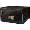 kwmobile Copertina Antipolvere Compatibile con Epson Expression Premium XP-7100 - Copri Stampante - Copertura Protettiva - Fodera in Grigio Scuro