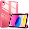 ProCase Cover iPad 11 Gen A16 11 Pollici 2025/iPad 10 Gen 10,9 Pollici 2022 | Custodia con Portapenna Auto Sonno/Veglia -Rosa
