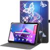 HGWALP Custodia universale per tablet da 9,9.7,10.1,10.2,10.5,10.9,11pollici,Multi-Viewing Angles Stand Cover con Cinturino per 9-11 pollici Tablet,con Fissaggio Regolabile Silicone Band-PLBF