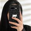 hdqICase Custodia Compatibile con Google Pixel 9a, | Cover Morbida Silicone Nero con Gatto, Farfalla, Panda