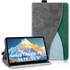 AsWant Custodia per Samsung Galaxy Tab S10 Lite/S10 FE/S9 FE 10,9,Verde | Tasca Frontale,Pelle Ultra Sottile PU,Funzione Stand,Protettiva Cover per Galaxy Tab S10 Lite