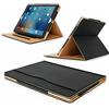 Generic Custodia in pelle nera e marrone chiaro per Apple iPad Air 1 (2013), iPad Air 2 (2014), iPad Pro 9.7 (2016), iPad 5a generazione 9,7 (2017) e iPad 6a generazione 9,7 (2018) Auto Wake/Sleep, custodia