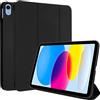 TECHGEAR iPad 10 Custodia (10 Generazione) Smart Case Cover tri-fold [Compatibile con penna] con protezione d'angolo [Spegnimento/Sveglia Automatico] per iPad 10 2022, 10.9 Pollici