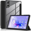 TOPCASE Custodia per Blackview Tab 16 Pro Tablet 11 pollici, supporto in pelle ultra trasparente, retro in PC, con funzione di sonno/sveglia, colore nero