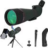 BOSTRON 20-60x80 Cannocchiale con Treppiede per Birdwatching | HD FMC Telescopio Spotting Scope con Treppiede Adattatore Telefono,per Tiro al Bersaglio Caccia e Natura