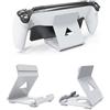 TIMEYUE Stand per Lenovo Legion Go, Base di Supporto in Alluminio Antiscivolo, Portatile Stand Dock Stativo Compatibile con Steam Deck/Sony PlayStation Portal-Bianco