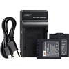 DSTE CGR-S006E Li-Ion Batteria (2-Pacco) e Caricabatterie USB Compatibile per Panasonic CGR-S006, CGR-S006A1B, CGA-S006, DMW-BMA7