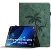 Oduio Custodia per Samsung Galaxy Tab A6 10.1 Pollici (SM-T580/T585) 2016 Cover in Pelle PU Case Coperchio Multi-Angli Supporto Pieghevole Cover Protettiva con Chiusura Magnetica,Auto Sveglia/Sonno-Verde