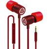 LUDOS ULTRA Auricolari In-Ear Cuffie, Cuffiette con Filo e Microfono, Garanzia 5 Anni, Massimo Comfort, Audio Cristallino, Bilanciamento Alti e Bassi, Nuovo Memory Foam, Cavo Resistente, Bassi