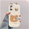 hdqICase Custodia Cartone Animato 3D Compatibile con Realme 7 Pro | Cover TPU con Bordi Curvi Antiurto,con Simpatici Conigli,Rane e Orsi