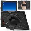Junfire Custodia per Lenovo ThinkPad X12 Detachable Gen 2/ThinkPad X12 12.3 Pollici 2024/2021 Custodia con Cavalletto Rotabile, Cinghia da polso, Tracolla e Portapenne Compatibile con Tastiera Nero