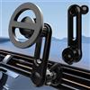 Generic Supporto per telefono da auto estensibile girevole a 360° con testa a sfera da 17 mm regolabile in altezza supporto universale per auto