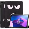 Dlahaby Custodia compatibile con Lenovo Tab M10 3rd Gen TB328 10.1 pollici 2022, flip cover con funzione leggio per Lenovo Tab M10 (3a generazione) tablet da 10,1, Dont Touch