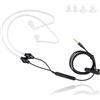 KUIDAMOS Auricolare Anti-Radiazioni con Tubo ad Aria anti straling Cavo da 1m, Jack 3,5 mm, Microfono Universale Compatibile CTIA/OMTP Nero Casques et écouteurs
