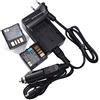 DSTE 2-Pacco BN-VF707 Batteria + Caricabatteria Compatible per JVC GR-D239 GR-D240 GR-D245 GR-D246 GR-D247 GR-D250 GR-D253 GR-D270 GR-D271 GR-D275 GR-D290 GR-D295