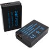 Dot.Foto 2 x Dot.Foto LP-E12 Premium 7.2v / 875mAh Batteria Ricaricabile per Canon EOS-M, M2, M10, M50, M50 Mark II, M100, M200, 100D / PowerShot SX70 HS