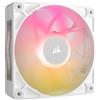 CORSAIR iCUE LINK RX120 MAX RGB 120mm PWM Ventaglio Spesso - Alta Pressione Statica - Cuscinetto Magnetico a Cupola - Ventola Singola - Bianco