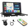 Ohradio Autoradio Android 15 9 per Fiat Scudo 2007-2016 CarPlay | 4+64GB. Schermo Incell. Wireless CarPlay, Android Auto, BT, GPS, WiFi, FM/RDS, Retrocamera, MIC
